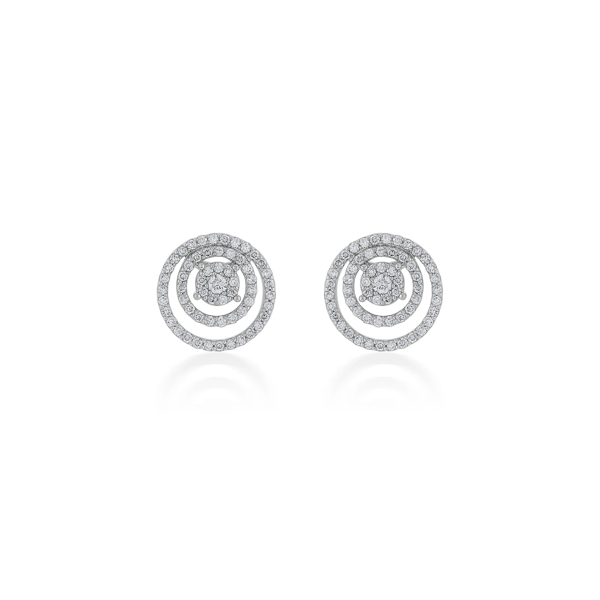 Sassy Celestial Orbit Studs - Zen Diamond India