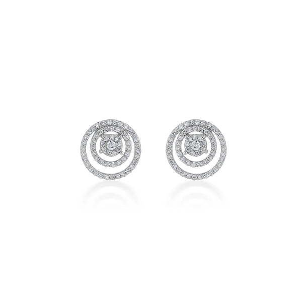 Sassy Celestial Orbit Studs - Zen Diamond India