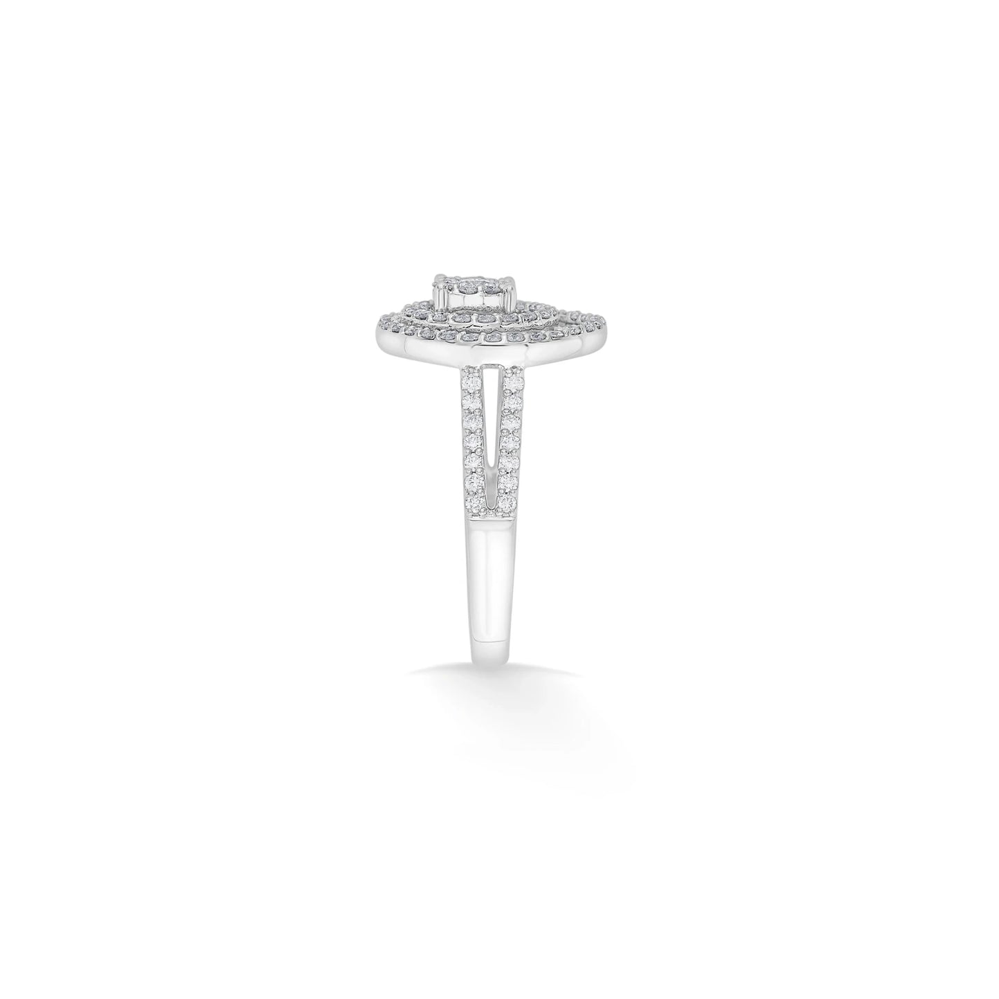 Sassy Radiant Orbit Ring - Zen Diamond India