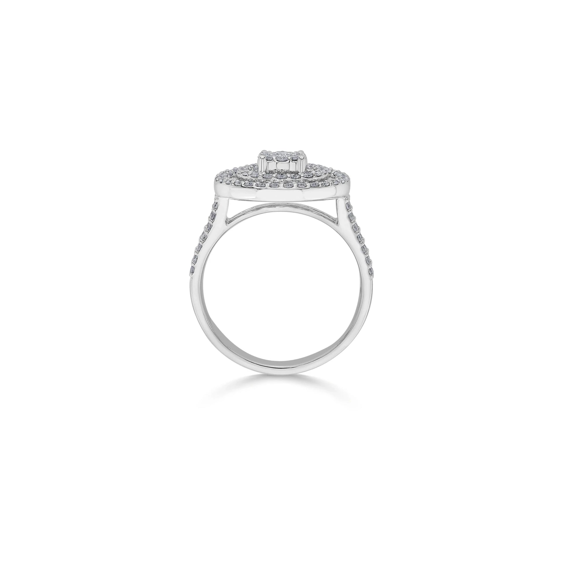 Sassy Radiant Orbit Ring - Zen Diamond India