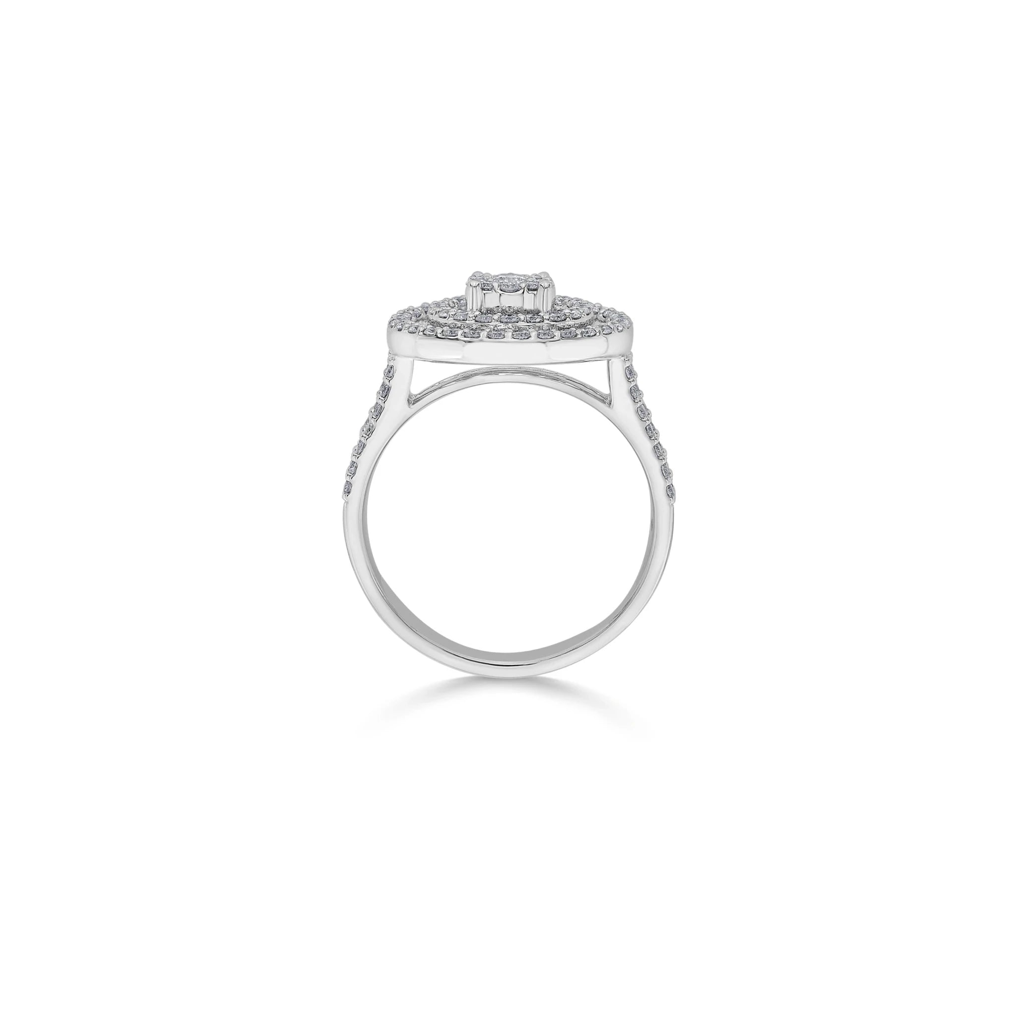 Sassy Radiant Orbit Ring - Zen Diamond India