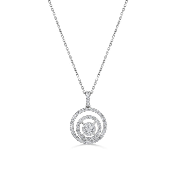 Sassy Celestial Halo Pendant - Zen Diamond India