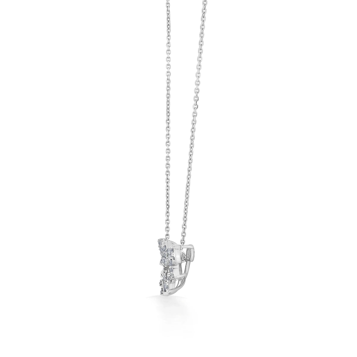 Classic Sparkling Vine Diamond Necklace - Zen Diamond India