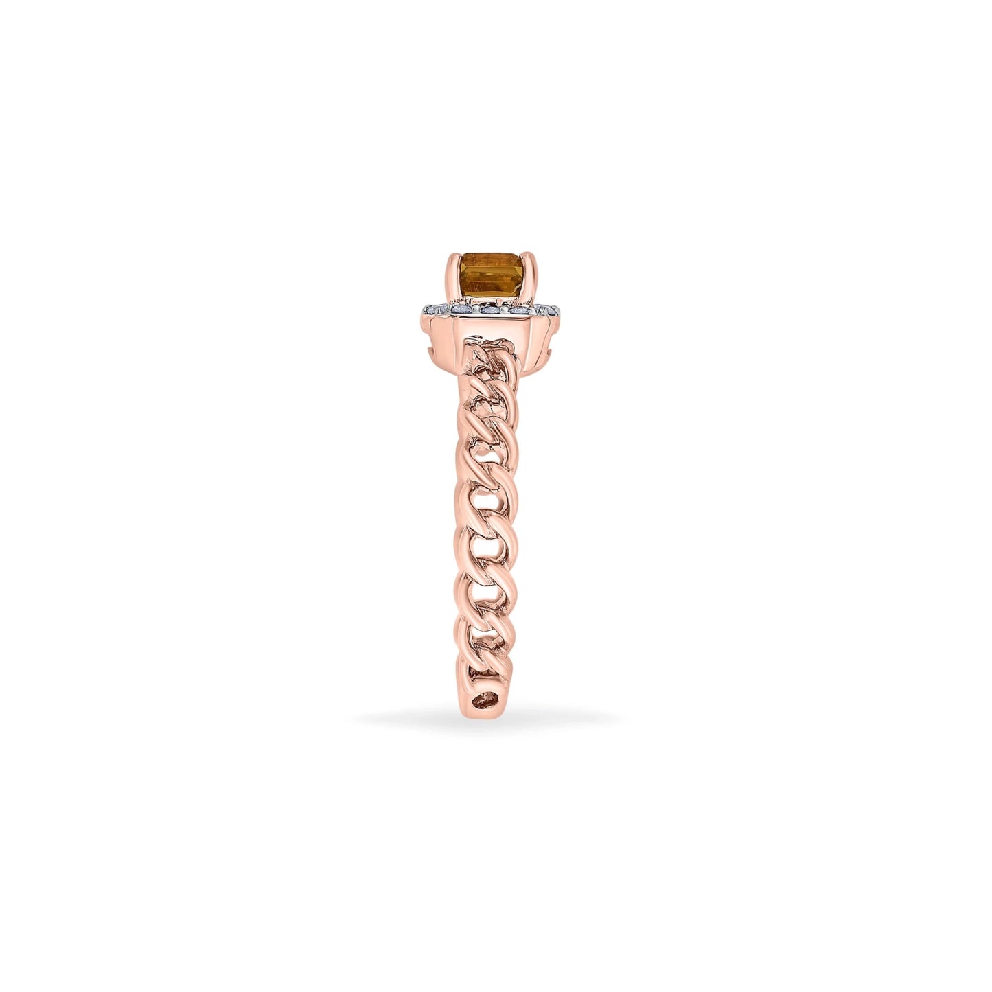 Color Pop Elegant Halo Accent Ring - Zen Diamond India