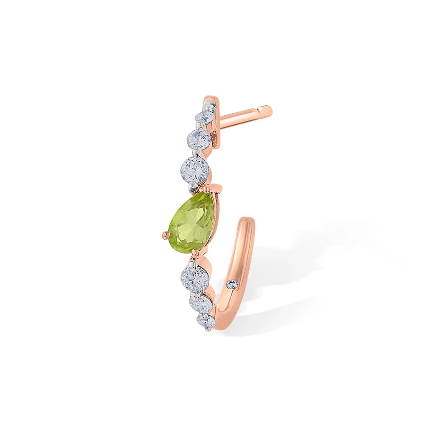 Color Pop Peridot Verdant Drop Earrings - Zen Diamond India