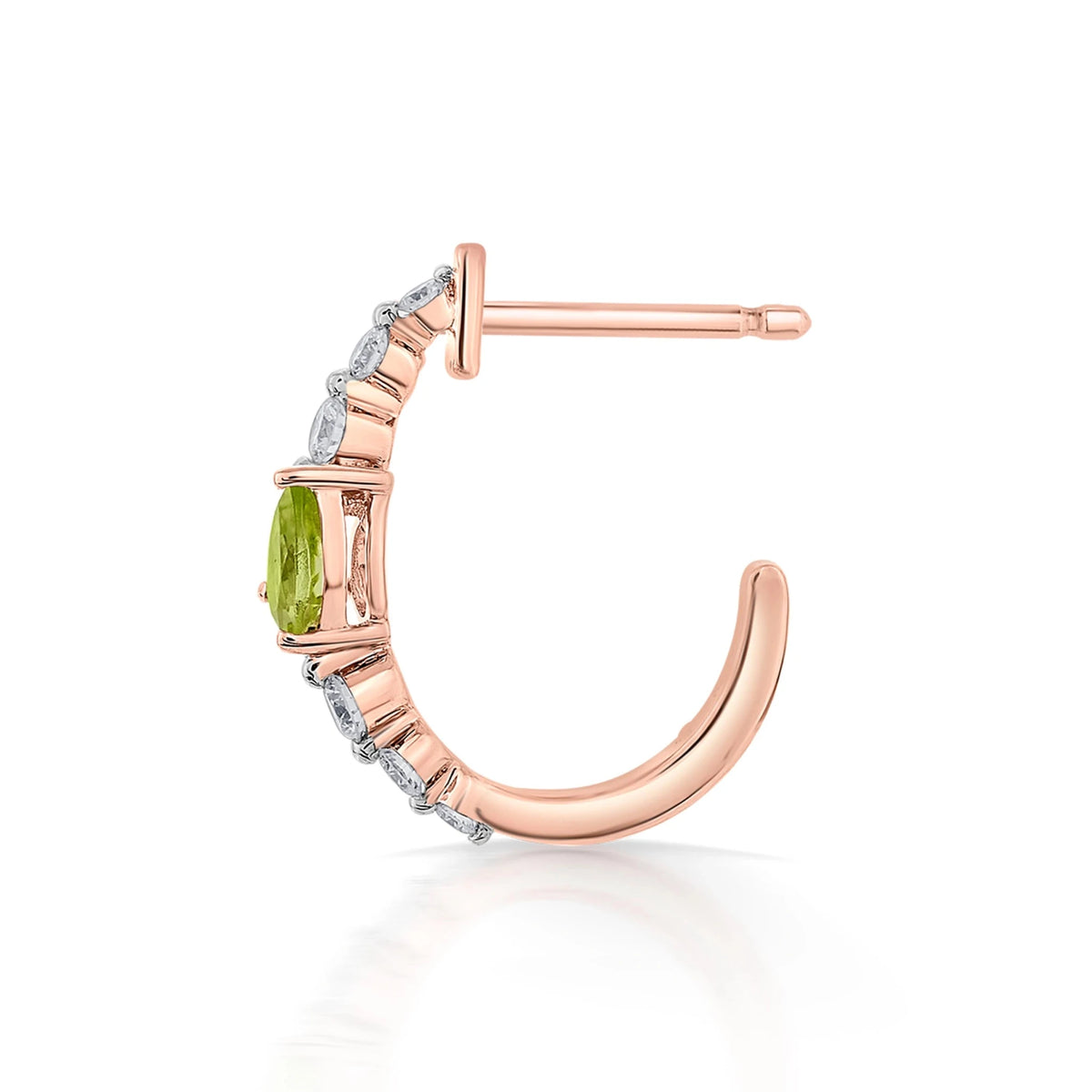 Color Pop Peridot Verdant Drop Earrings - Zen Diamond India