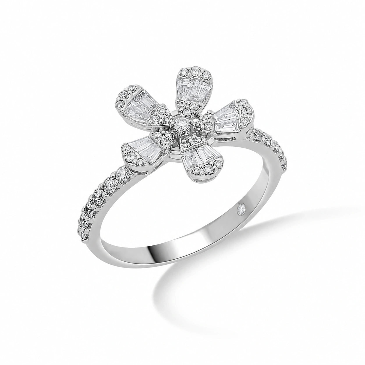Classic Radiant Petal Ring