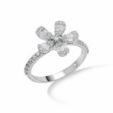 Classic Radiant Petal Ring