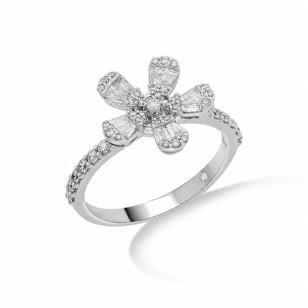 Classic Radiant Petal Ring