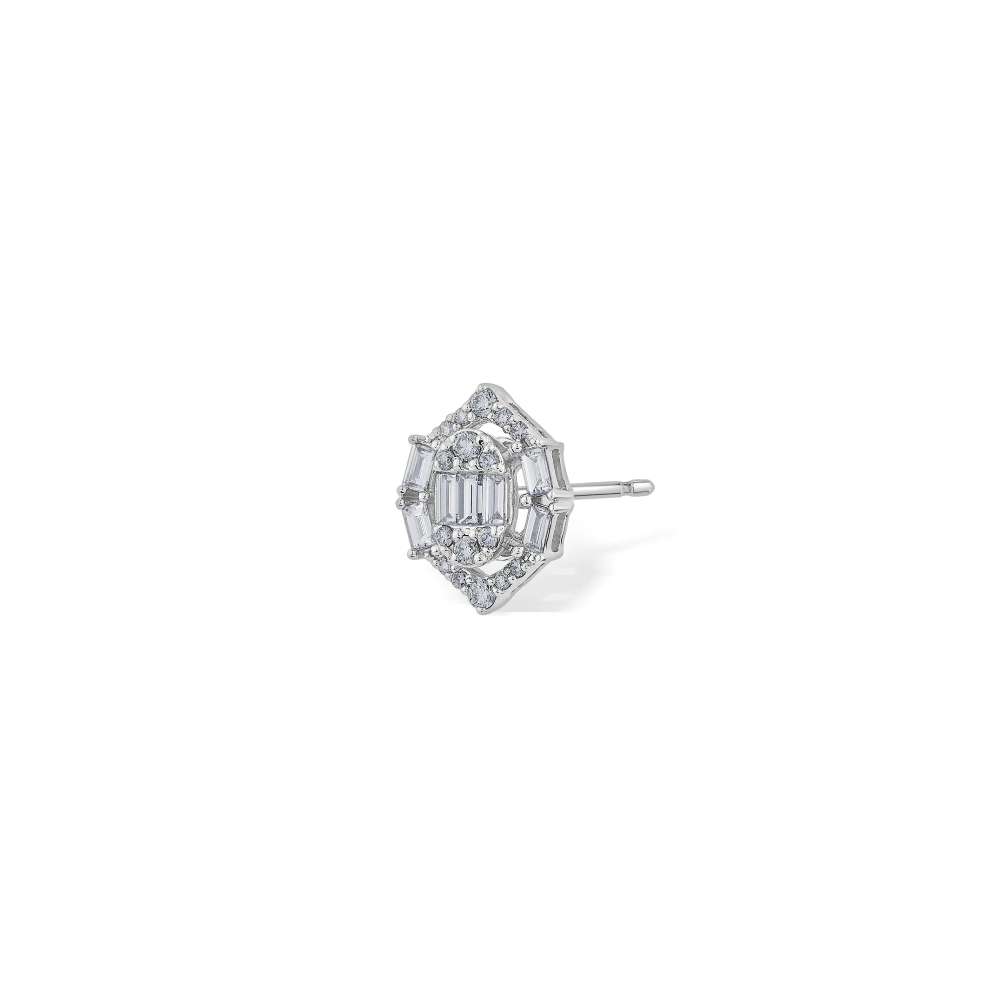 Classic Oval Radiance Diamond Stud Earrings - Zen Diamond India
