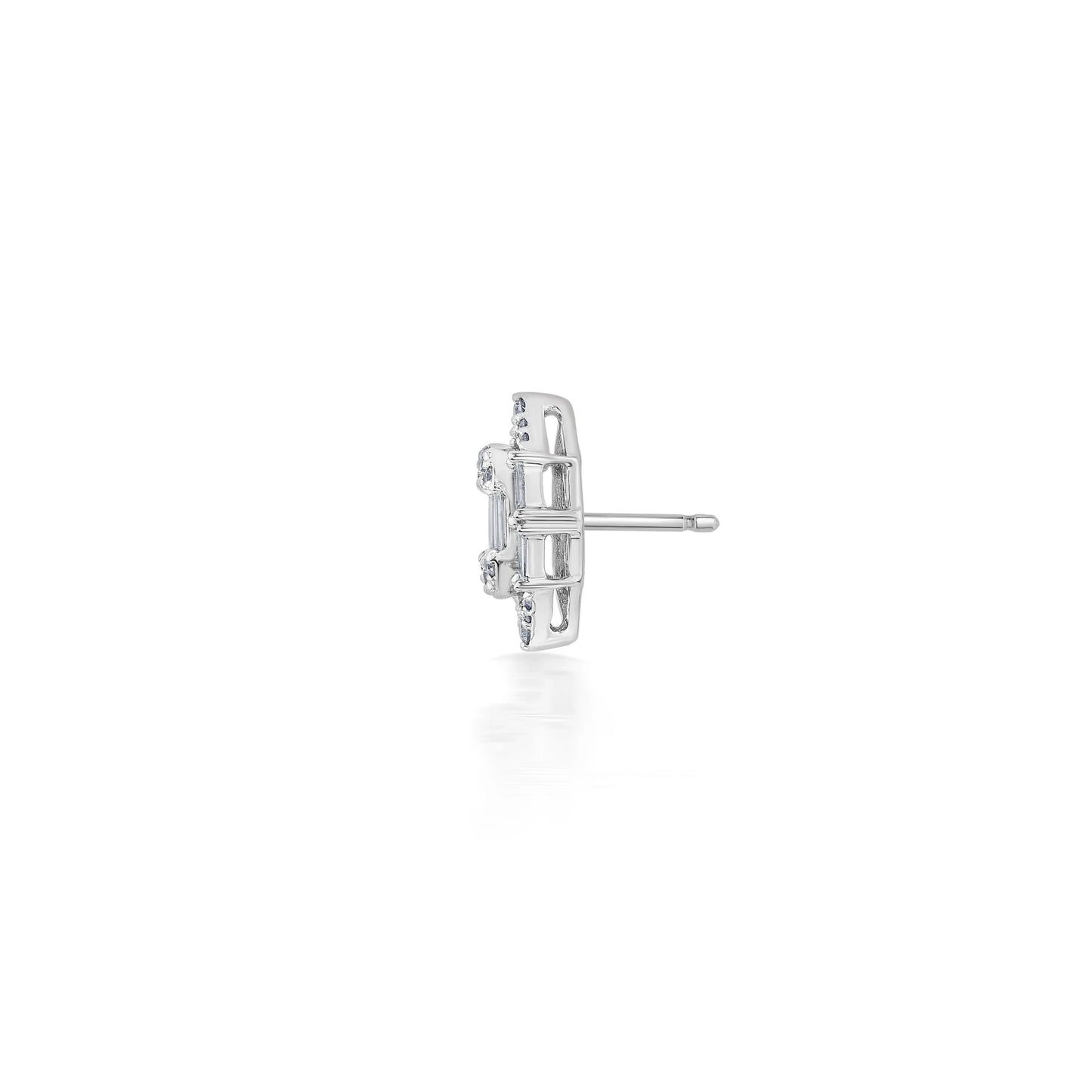 Classic Oval Radiance Diamond Stud Earrings - Zen Diamond India