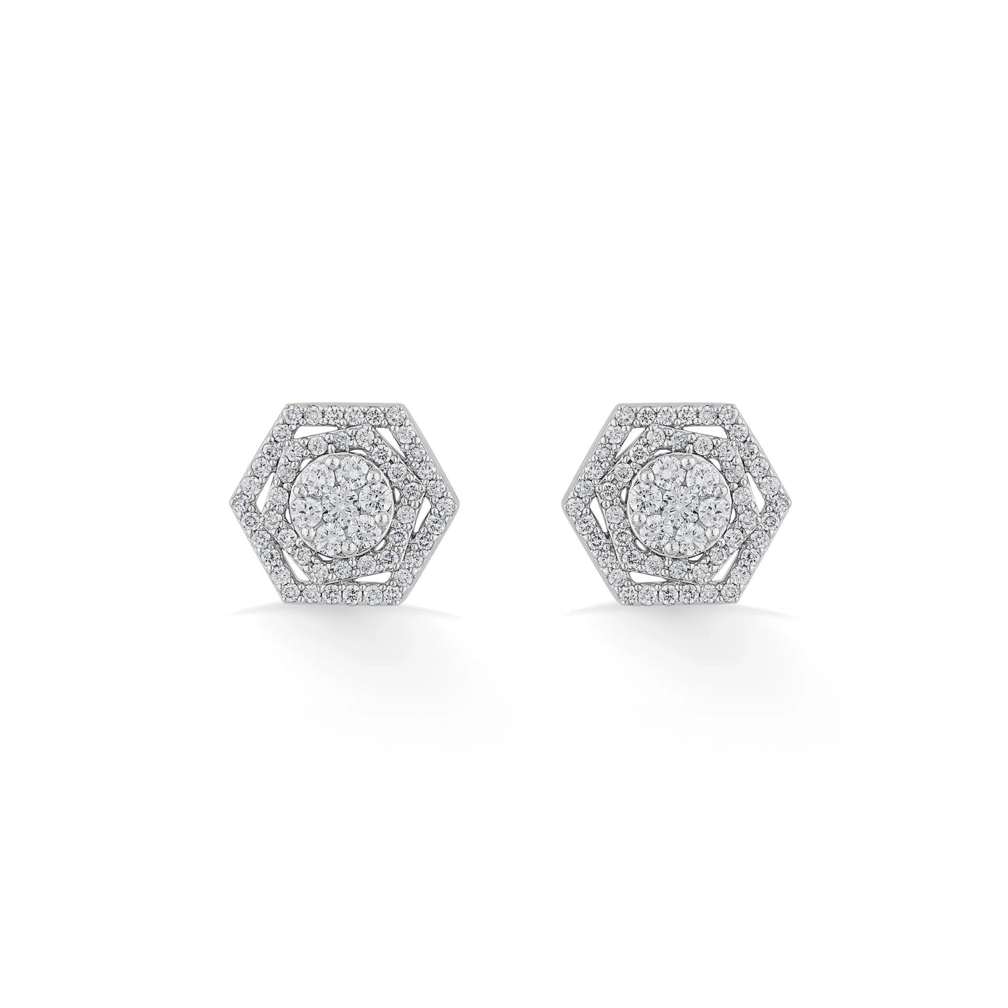 Sassy Prism Spark Studs - Zen Diamond India