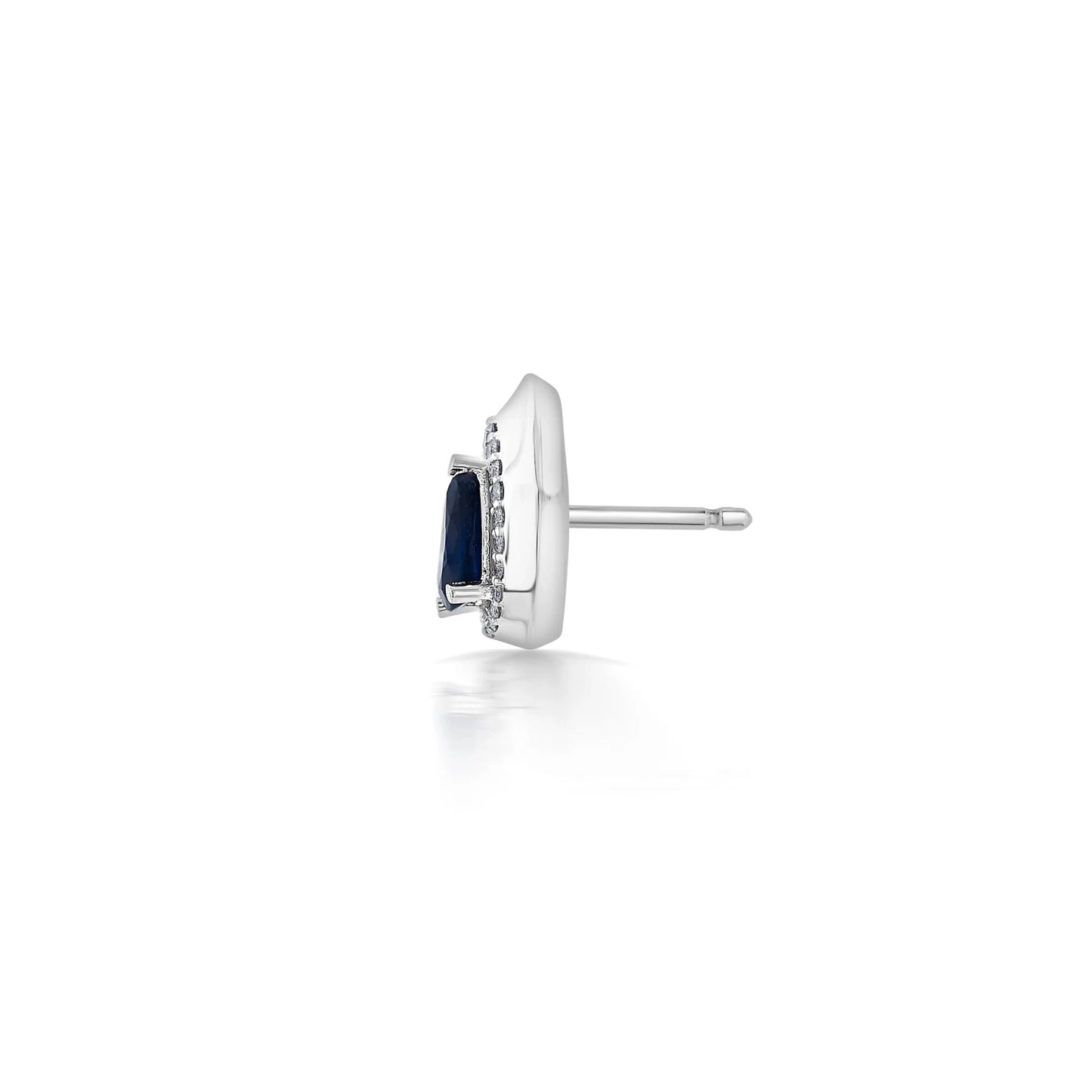 Toren Sapphire Teardrop Studs - Zen Diamond India