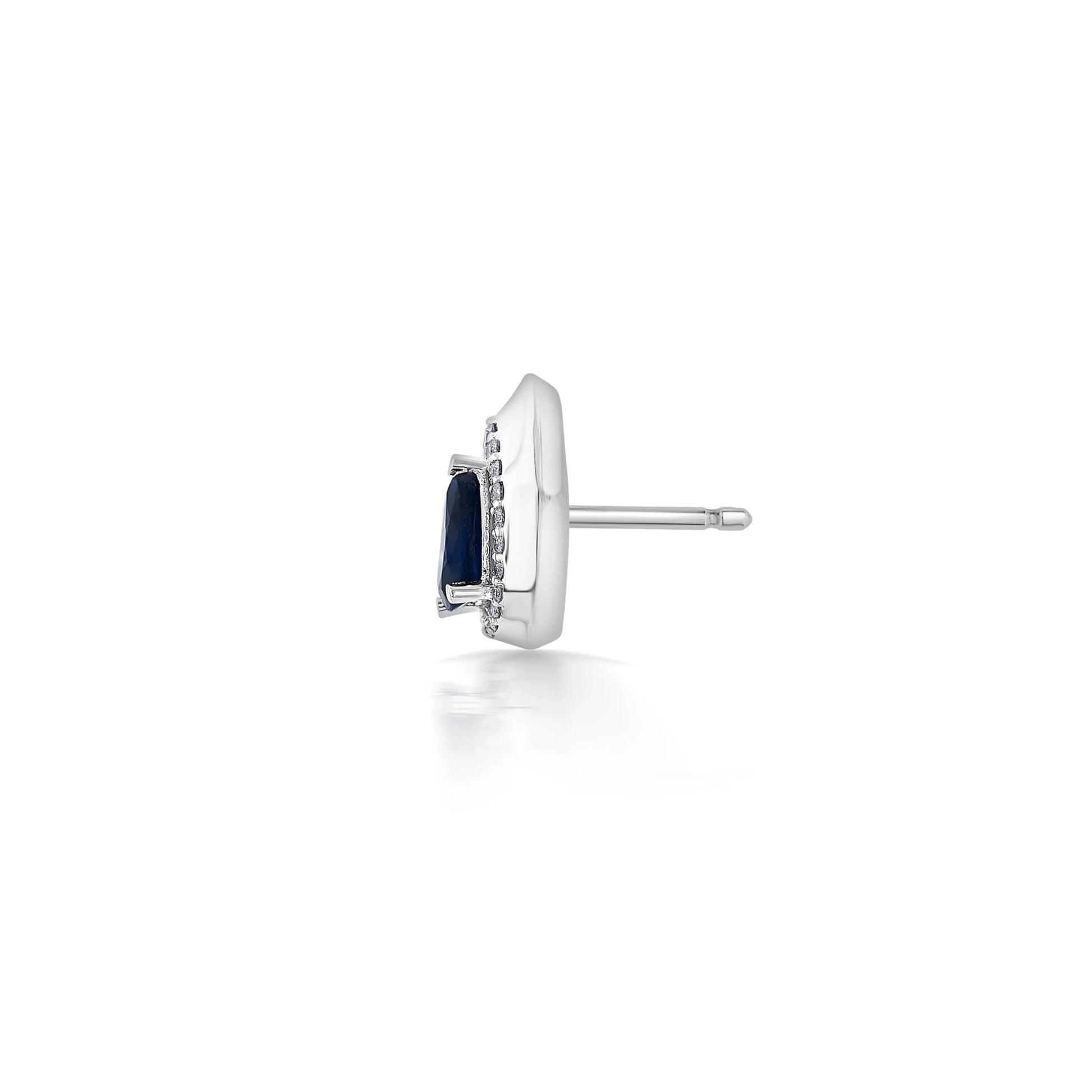 Toren Sapphire Teardrop Studs - Zen Diamond India