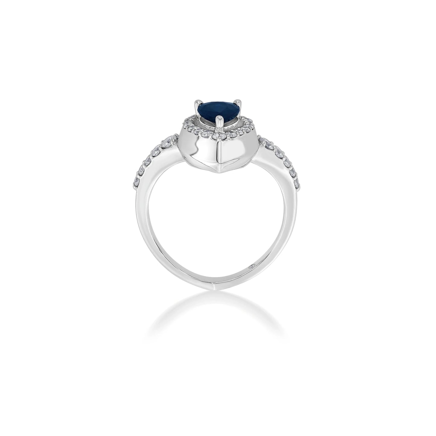 Toren Royal Teardrop Halo Ring - Zen Diamond India