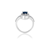 Toren Royal Teardrop Halo Ring - Zen Diamond India