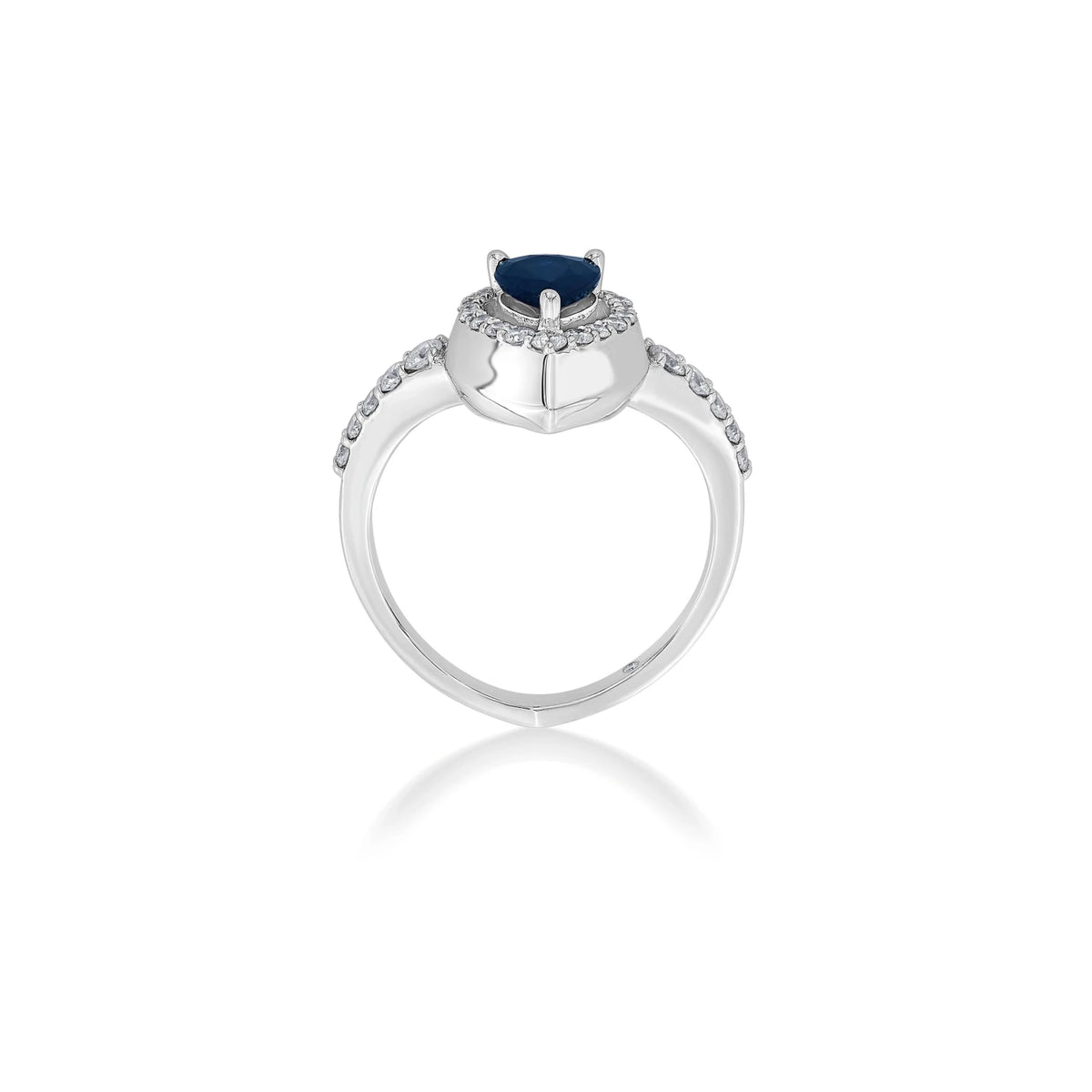 Toren Royal Teardrop Halo Ring - Zen Diamond India