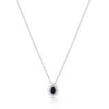 Toren Midnight Halo Medallion Pendant - Zen Diamond India