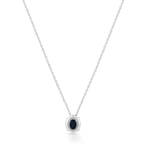 Toren Midnight Halo Medallion Pendant - Zen Diamond India