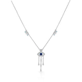 Quirky Drop Evil Eye Pendant - Zen Diamond India