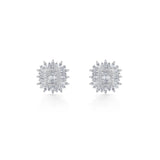 Enchante Royal Sunburst Diamond Studs - Zen Diamond India
