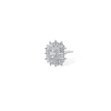 Enchante Royal Sunburst Diamond Studs - Zen Diamond India