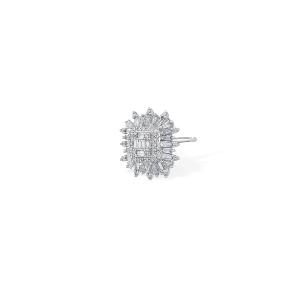 Enchante Royal Sunburst Diamond Studs - Zen Diamond India