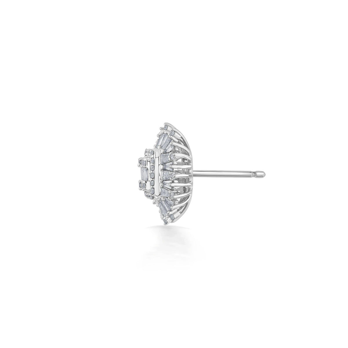 Enchante Royal Sunburst Diamond Studs - Zen Diamond India