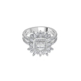 Enchante Imperial Sunburst Diamond Ring - Zen Diamond India