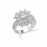 Enchante Imperial Sunburst Diamond Ring