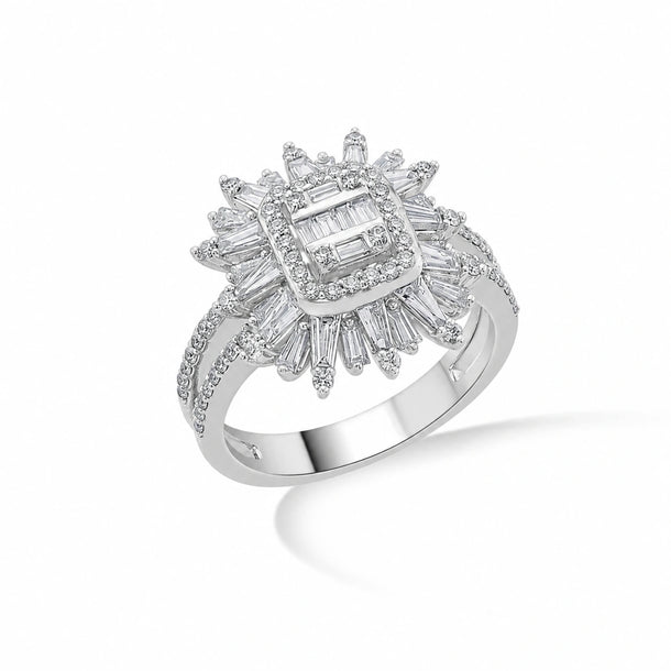 Enchante Imperial Sunburst Diamond Ring