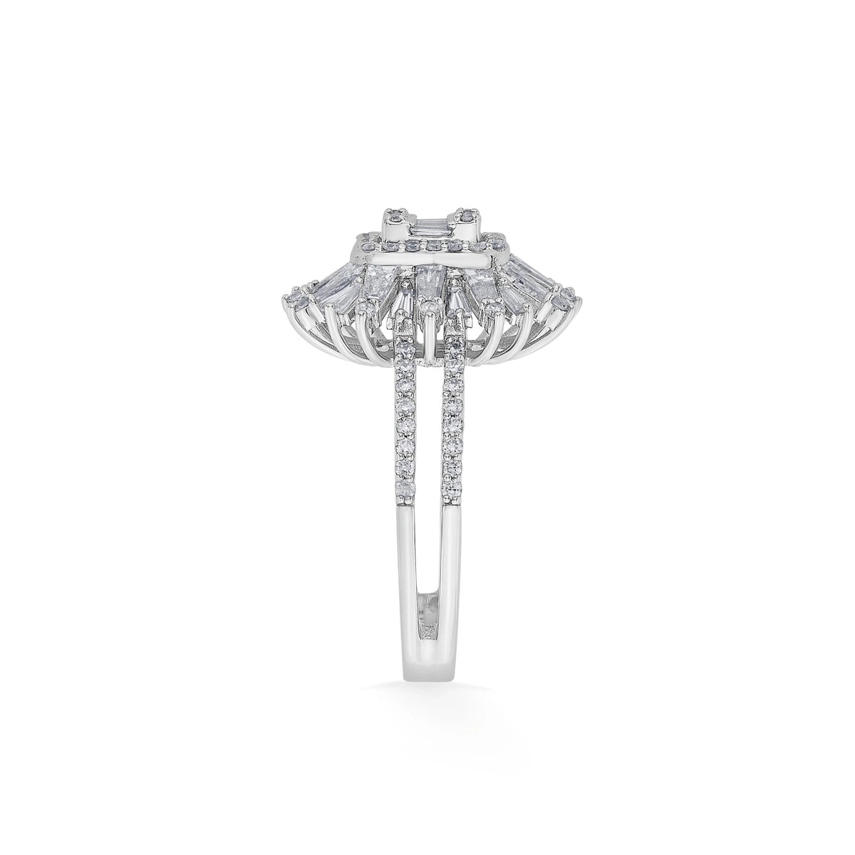Enchante Imperial Sunburst Diamond Ring - Zen Diamond India