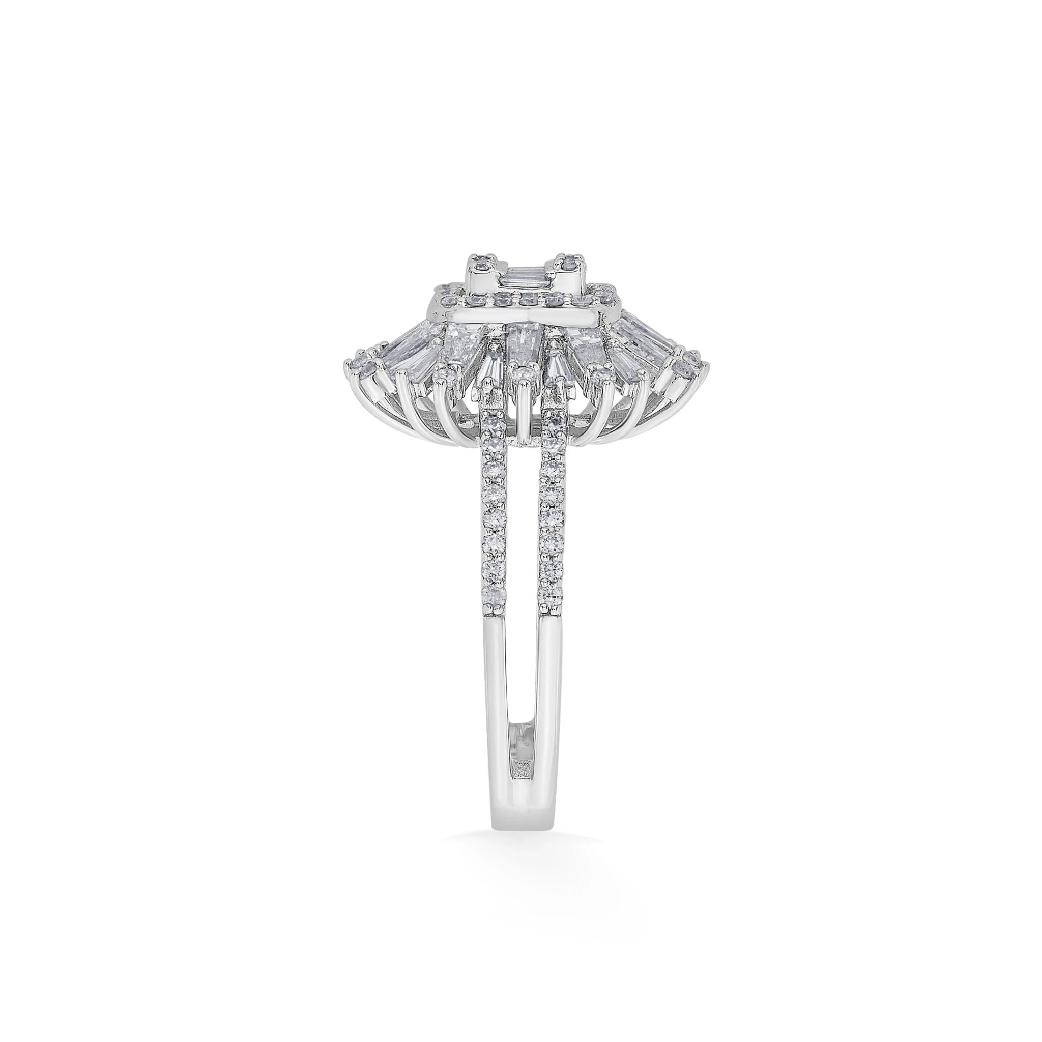 Enchante Imperial Sunburst Diamond Ring - Zen Diamond India