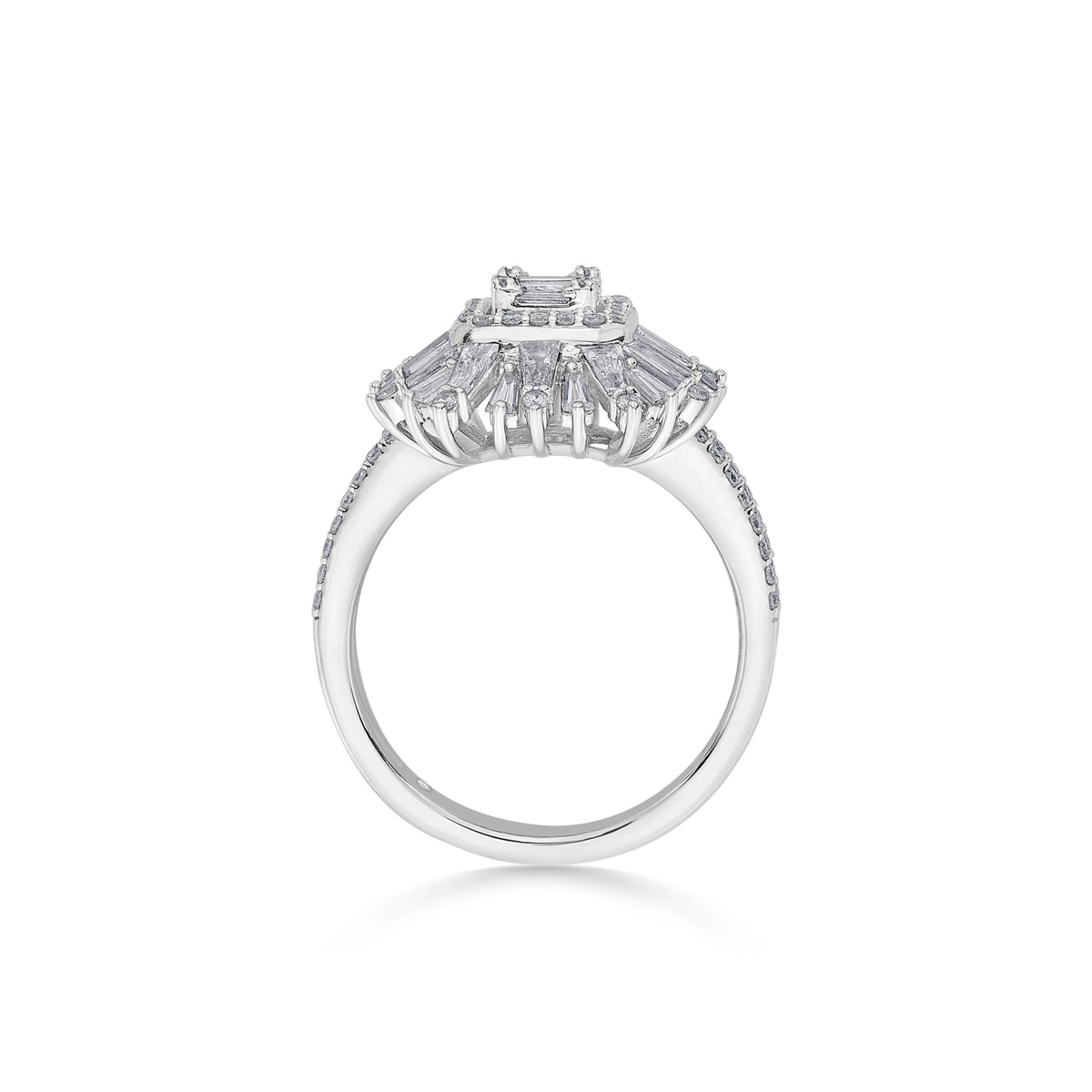 Enchante Imperial Sunburst Diamond Ring - Zen Diamond India