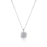 Enchante Radiant Starburst Diamond Pendant - Zen Diamond India