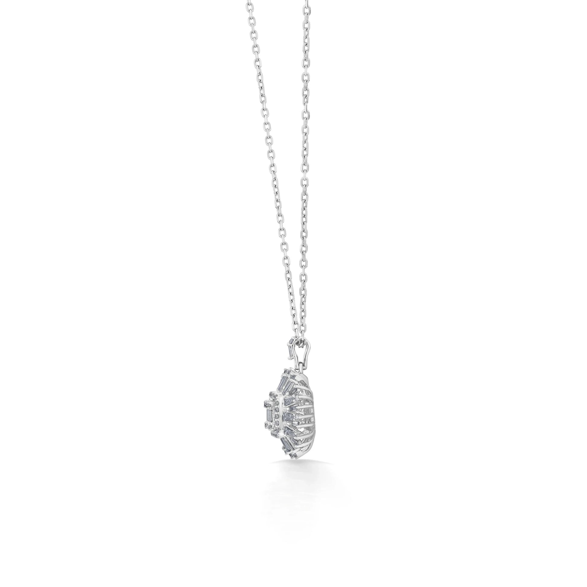 Enchante Radiant Starburst Diamond Pendant - Zen Diamond India