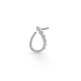 Sassy Luna Teardrop Hoops - Zen Diamond India