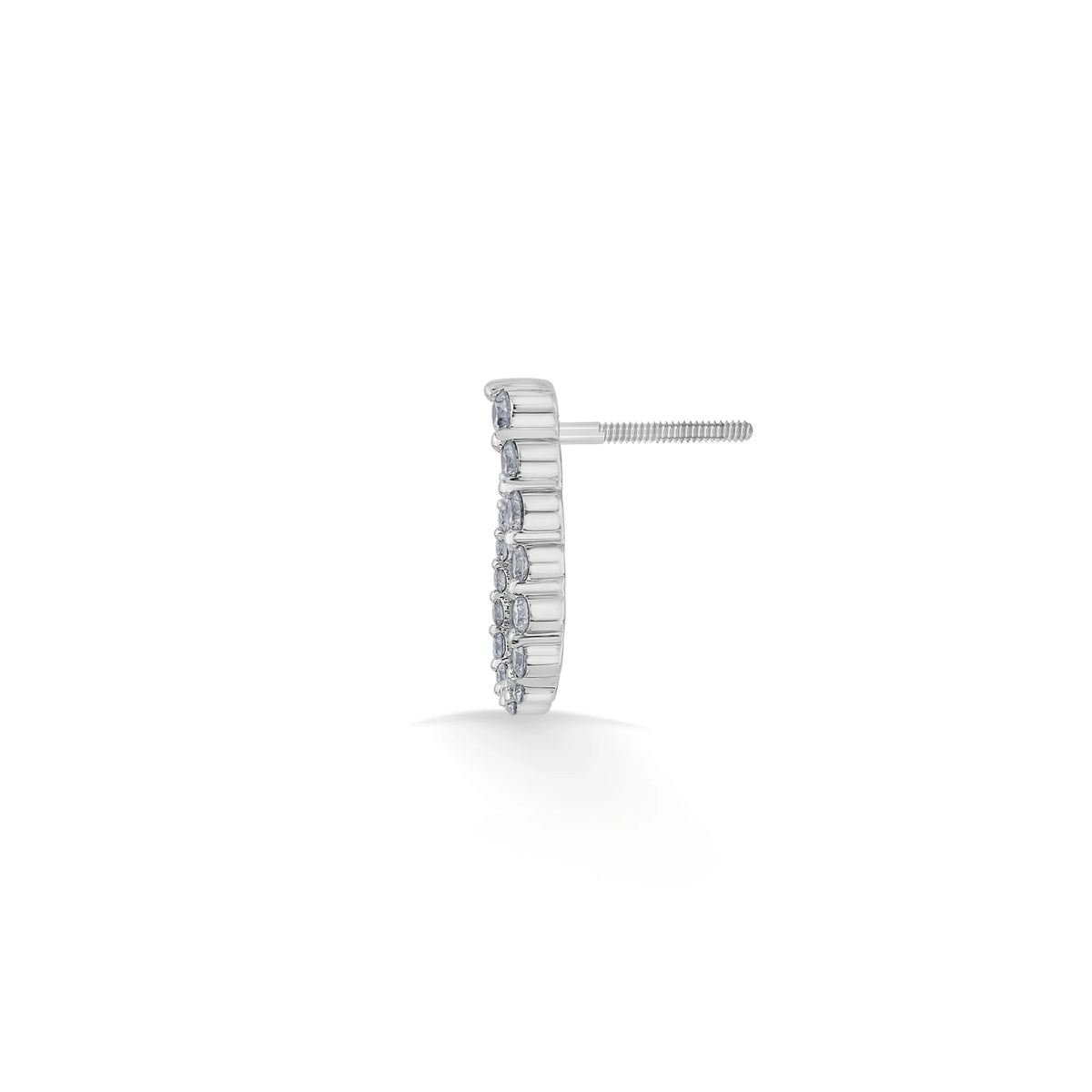 Sassy Luna Teardrop Hoops - Zen Diamond India
