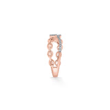 Classic Luxe Link Ring - Zen Diamond India