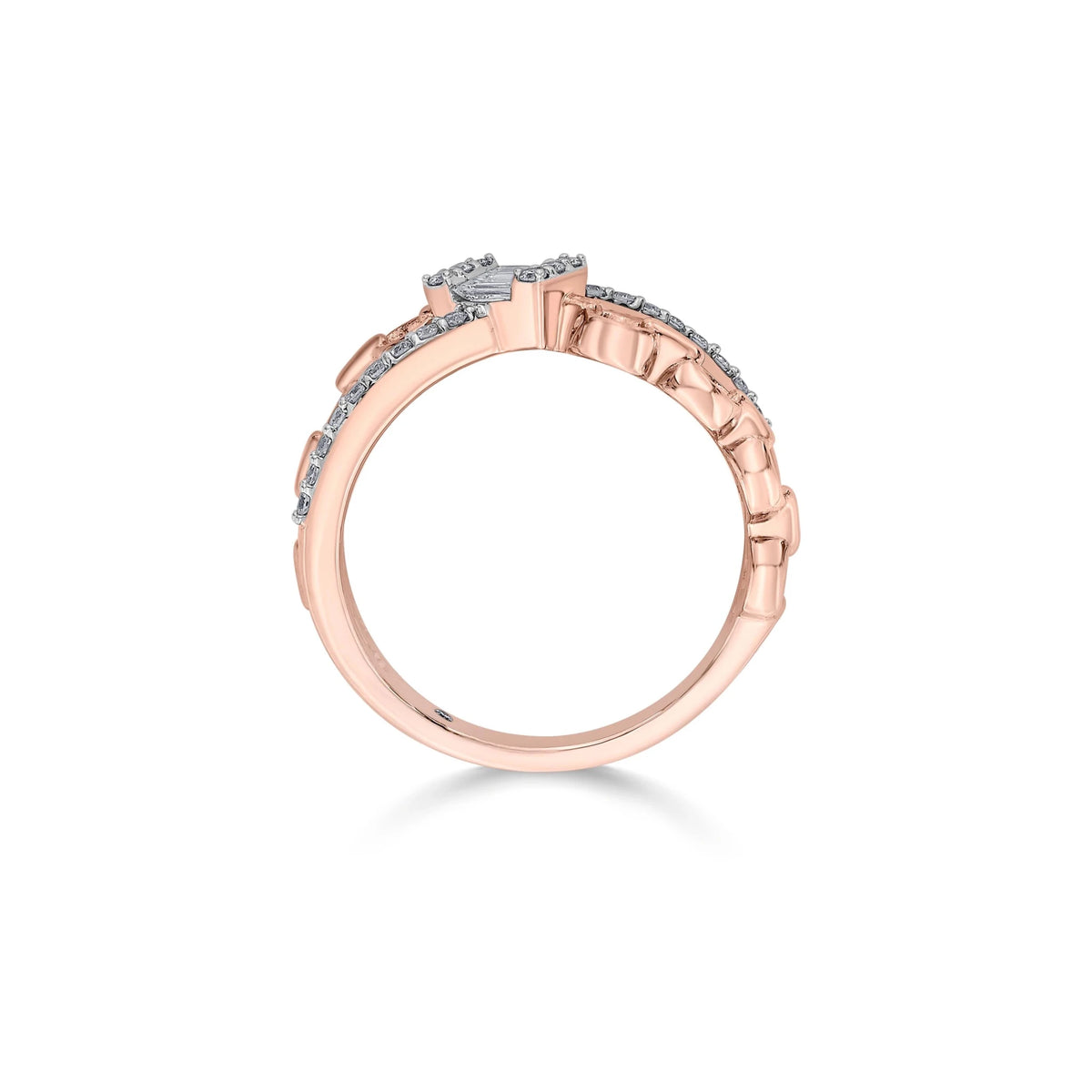 Classic Luxe Link Ring - Zen Diamond India