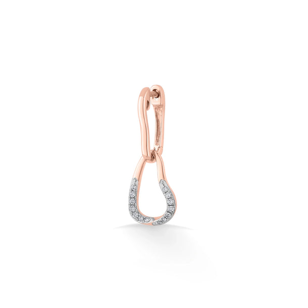 Sassy Modern Teardrop Sparkle Earrings - Zen Diamond India