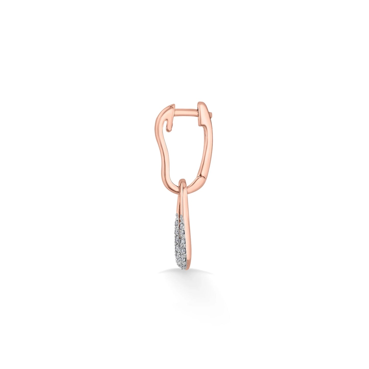 Sassy Modern Teardrop Sparkle Earrings - Zen Diamond India