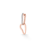 Sassy Modern Teardrop Sparkle Earrings - Zen Diamond India