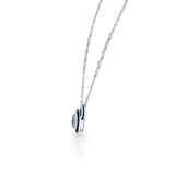 Quirky Blue Aura Evil Eye Pendant - Zen Diamond India