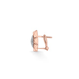 Cuban Crystal Geo Luxe Studs - Zen Diamond India
