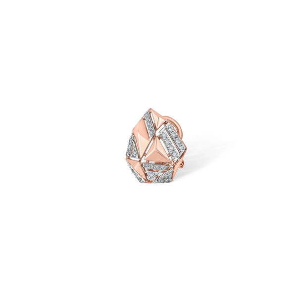 Soiree Prism Edge Diamond Studs - Zen Diamond India