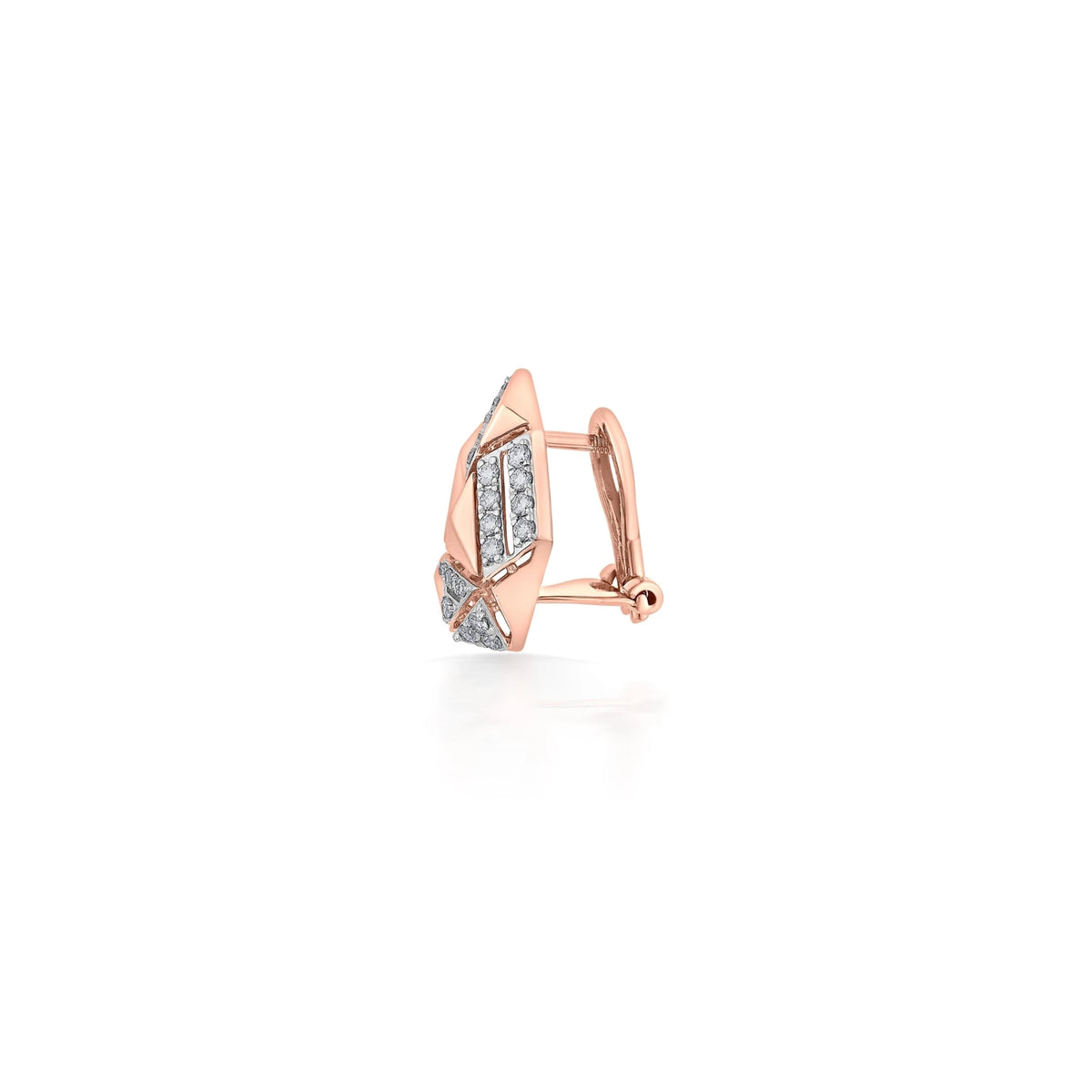 Soiree Prism Edge Diamond Studs - Zen Diamond India
