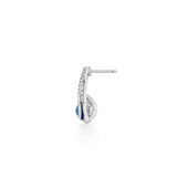 Quirky Evil Eye Halo Studs - Zen Diamond India
