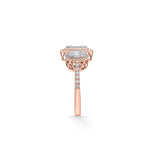 Cuban Halo Radiance Ring - Zen Diamond India