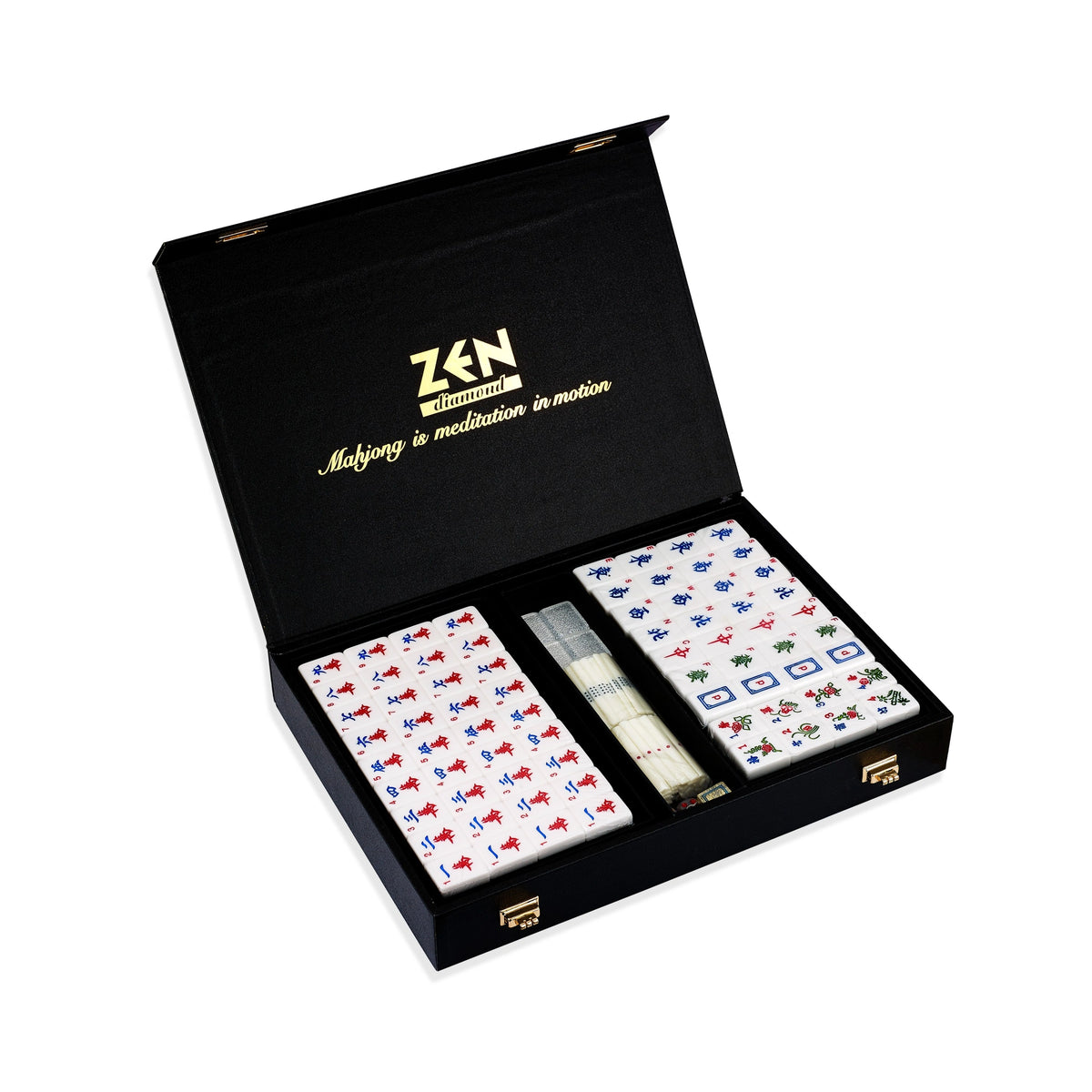 Zen Diamond Sparkling Silver Mahjong Set - Zen Diamond India